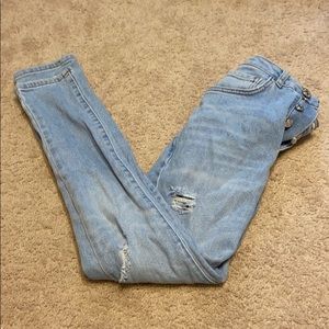 Ripped jeans barely worn